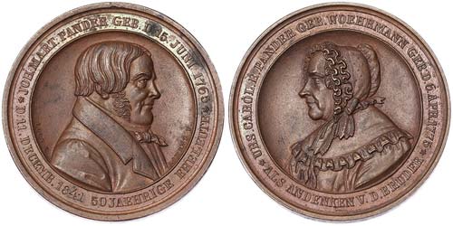 Lettonia Riga  1841 Medal, Opus ... 