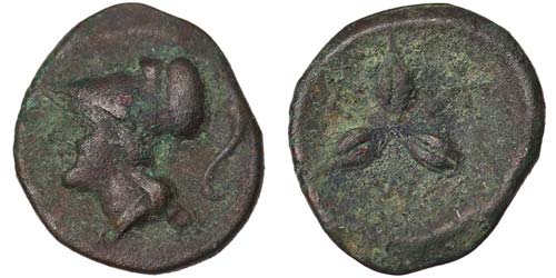 Lucania Metapontum  Bronze 300-250 ... 