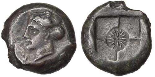 Sicily Syracusa  Bronze 370-357 BC ... 