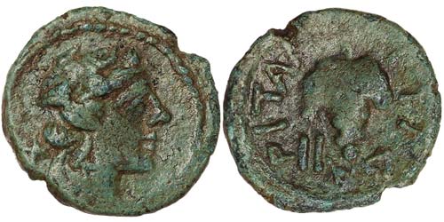 Sicily Tyndaris  Bronze after 200 ... 