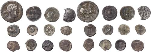 Sicily  Lot Lot of 12 coins: 11 of ... 