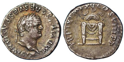 Empire Titus (79-81 AD) Denarius ... 