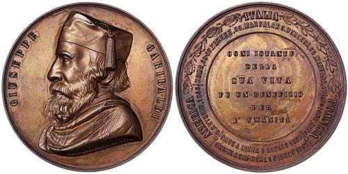 Italy  Medal 1882 In memory of the ... 