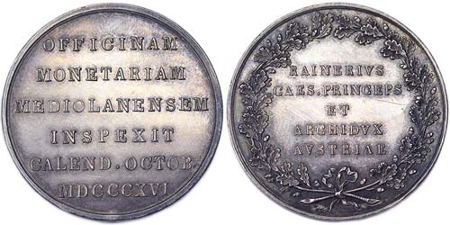 Italy Milan  Medal 1816 Coin medal ... 