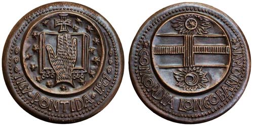 Italy Pontida  1967 Medal of ... 