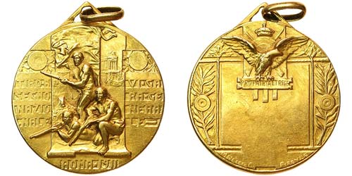 Italy Rome  Medal 1911 Shooting ... 