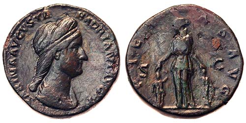 Empire  Sabina (128-136 AD) Asse ... 