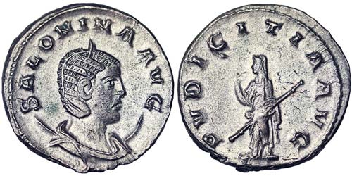 Empire  Salonina (254-268 AD) ... 