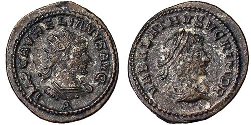 Empire  Aurelianus and Vabalathus ... 
