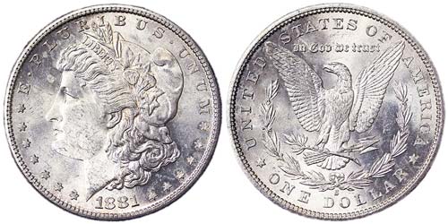 United States   1 Dollar (Morgan ... 