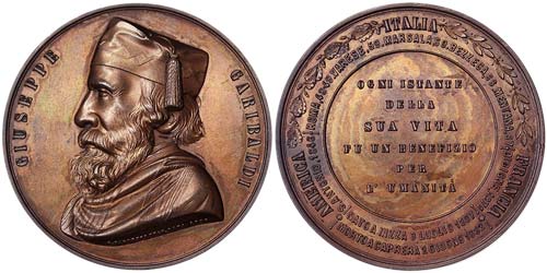 Italy   Medal 1882 In memory of ... 