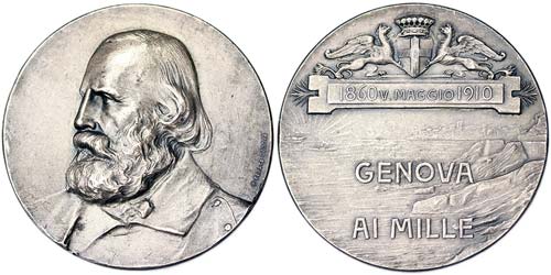 Italy Genoa   Medal 1910 For the ... 