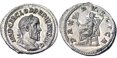 Empire Pupienus (238 AD) Denarius ... 