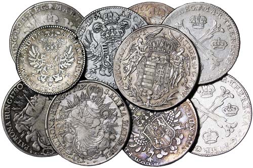 Austria LOTS  Lot 10 coins. ... 