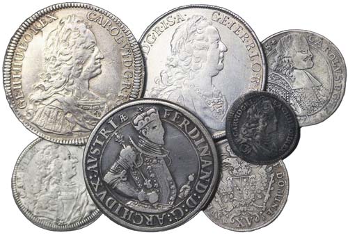 Austria LOTS  Lot 7 coins. Thaler: ... 