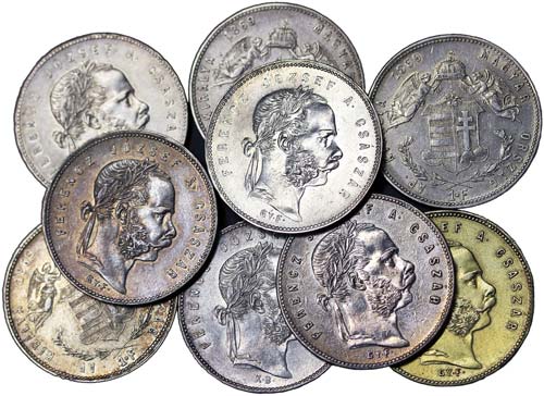 Austria LOTS  Lot 9 coins. 1 ... 