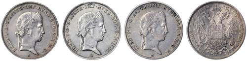 Austria LOTS  Lot 4 coins. 1/2 ... 