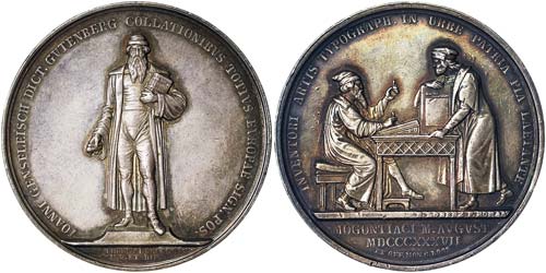 Germany  Medal 1837 Inauguration ... 