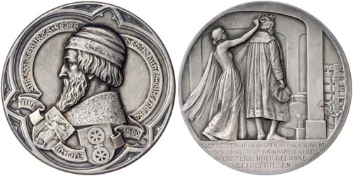 Germany  Medal 1900 Mainz 500th ... 