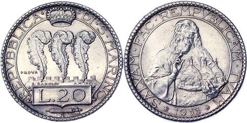 San Marino Republic second coinage ... 