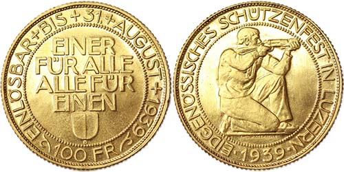Switzerland Lucerne  100 Francs ... 