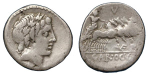 Garcilia,Ogulnia,Vergilia 86 BC.Silver ... 