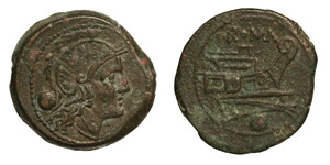 Anonymous, 215-212 BC.AE Oncia, ... 