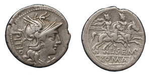 L. Sempronius Pitio, 148.BC.Denarius, ... 