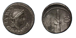 C. Norbanus, 83 BC.Silver denarius, ... 