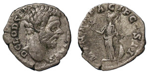 Clodius Albinus, 193-195.Silver ... 
