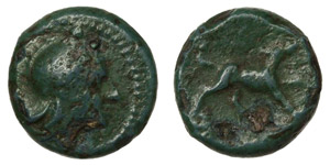 Römische Republik (D)1/4 Litra 241-235 BC. ... 