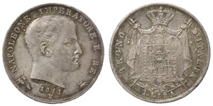 Bologna Napoleon I° ( 1805-1814 )1 Lira ... 