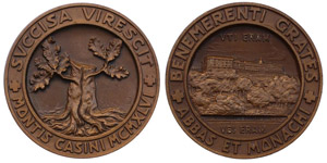Cassino Commemorative medal for the ... 