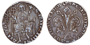 Florenz Republic (1189-1532)da 5 Soldi IIø ... 
