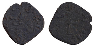 Genua Republic (1139-1339) Quartaro  D/ ... 