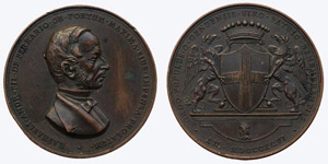 Genua Raffaele de Ferrari (1803-1876). Medal ... 
