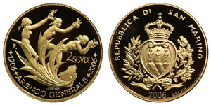 San Marino modern minting ( 1974-2015 ) 2 ... 