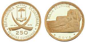 Äquatorialguinea - Republic AU 250 Pesetas ... 