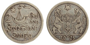 Deutschland - Danzig 2 Gulden 1923 U.Jaeger ... 
