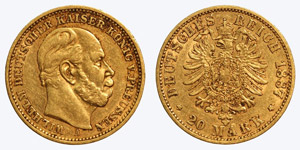 Deutschland - Preussen Wilhelm I., 1871-1888 ... 