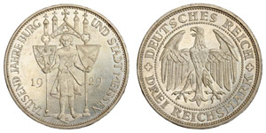 Deutschland - Weimar Weimar3 Reichsmark 1929 ... 