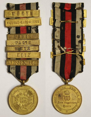 Deutschland Kaiserreich Victory Medal 1871, ... 
