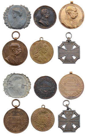 Österreich - Verschiedene Lot of 5 medals ... 