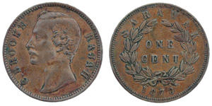 Sarawak - Brooke Rajah 1 Cent 1870 gr. 9,50  ... 