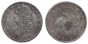 Vereinigte Staaten - 1/2 Half Dollar 1834 ... 