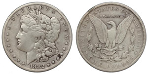 Vereinigte Staaten - Morgan Dollar 1882 CC ... 