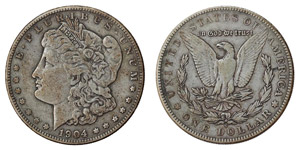 Vereinigte Staaten - Morgan Dollar 1904 S ... 