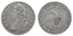 Vereinigte Staaten - 1/2 Half Dollar 1835 ... 