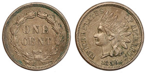 Vereinigte Staaten - Indian Head Cent 1859 ... 