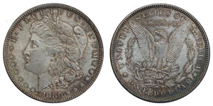 Vereinigte Staaten - Morgan Dollar 1880 (KM ... 
